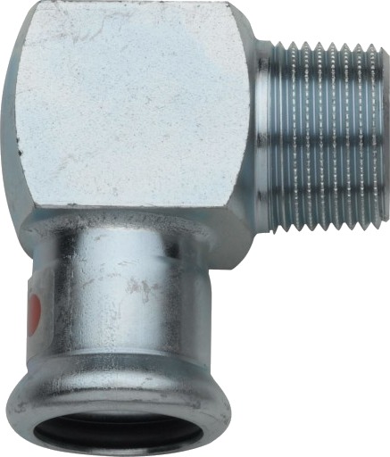 18 mm x 1/2" TURBO Stålvinkelnippel