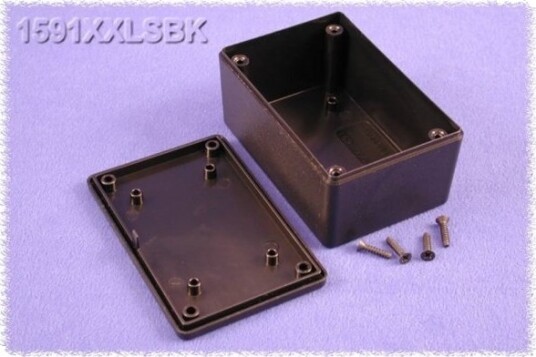 Hammond 1591XXLSBK Universalkabinett 87×57×40 mm ABS Svart Kabinett