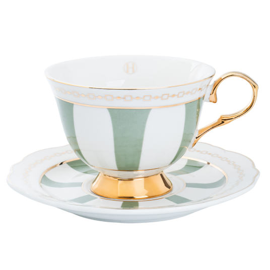 Hilke Collection Anima Kopp Med Tallerken Sage