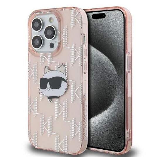 Karl Lagerfeld Choupette Hardcase Rosa Mobildeksel til iPhone 14 Pro 6.1"