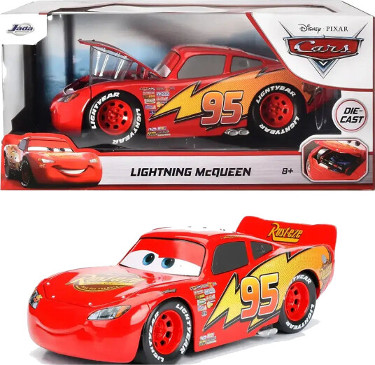Jada Toys Disney Lightning Mcqueen, 1:24 - Multi/patterned - ONE SIZE