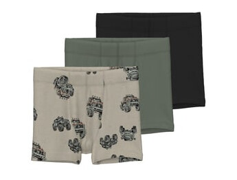 Name It Boxershorts 3-pakning agave Green Name It Boxershorts 3-pakning agave Green