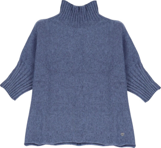 Please Dame Strikkevarer Blå ONE SIZE,