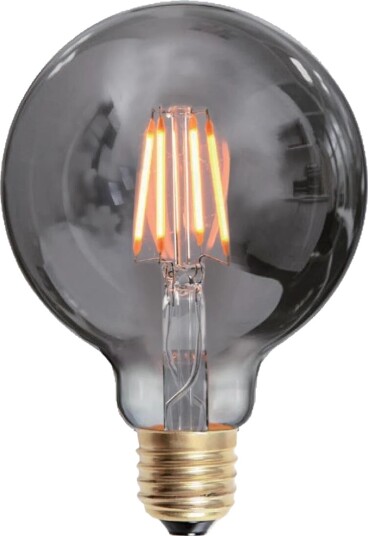 Ms - belysning Edison E27 globe filament 4W 2200K 125 mm dimbar - Smoke Ms - belysning Edison E27 globe filament 4W 2200K 125 mm dimbar - Smoke