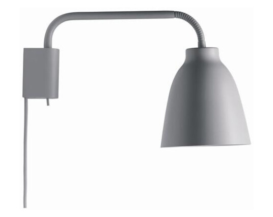 Fritz Hansen Caravaggio Read Vegglampe Grå 25