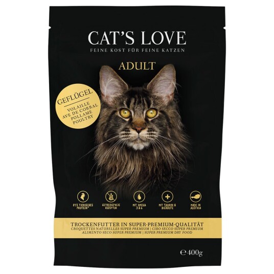 Cat'S Love Adult Fjørfe 400 G Cat'S Love Adult Fjørfe 400 G