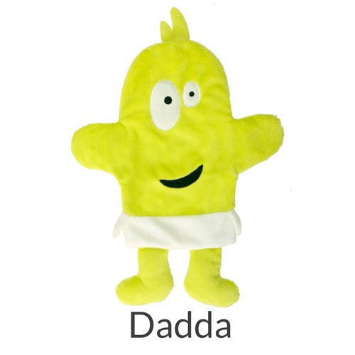 Babblarna | Babblarna språktrening - Hånddukker 30 cm Dadda