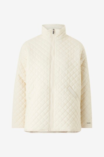 Aim'n Jakke Oversized Quilted Jacket Beige