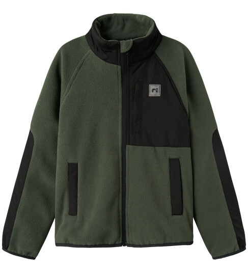 name it Nknmyles Fleece Jacket Green 122