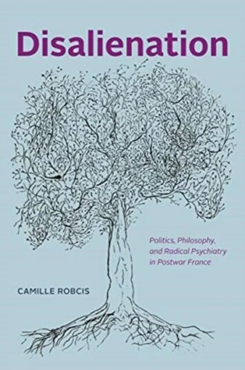 Disalienation Av Camille Robcis