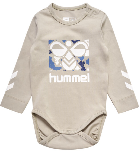 Hummel Body I/e HmlLau Sølv Fôr 56 Langermet Body Beige Hummel Body I/e HmlLau Sølv Fôr 56 Langermet Body Beige