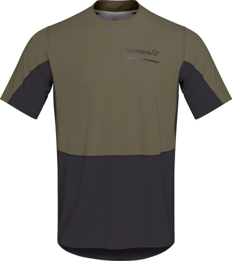 Norrøna Men's Senja Equaliser Lightweight T-Shirt Grønn L Man
