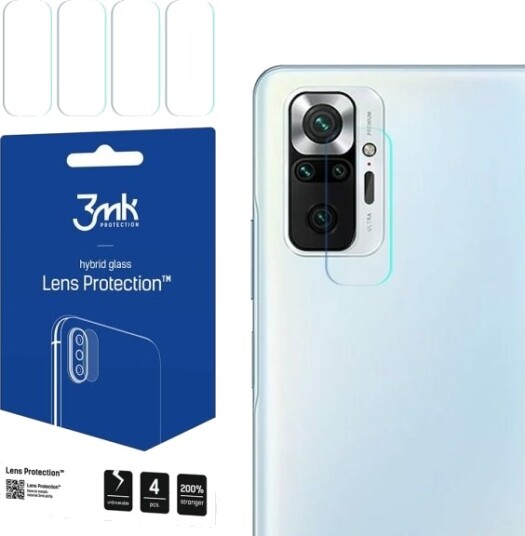 3Mk Lens Protect Xiaomi Redmi Note 10 Pro Kameralinsebeskyttelse 4Stk