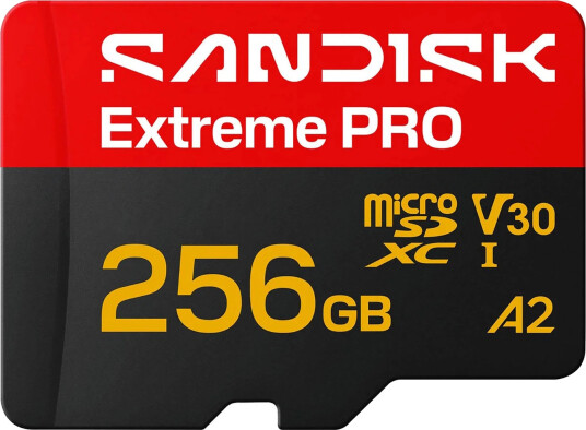 SANDISK Extreme PRO microSD/SD - 250MB/s - 256GB