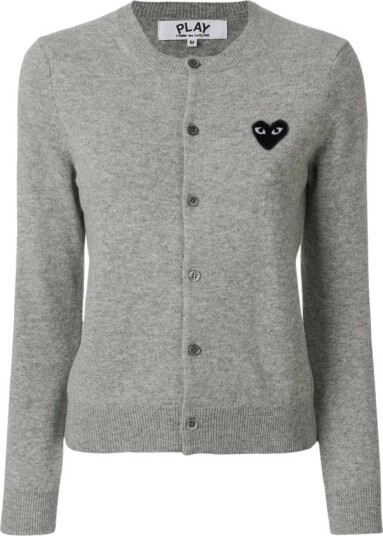 Comme des Garçons Play Dame Strikkevarer Grå L,