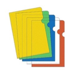 Plastmappe A4 0,12 blå