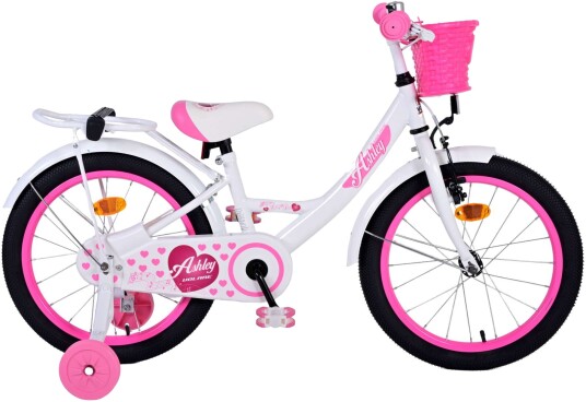 Volare Ashley Barnesykkel 18" Hvit for Barn Volare Ashley Barnesykkel 18" Hvit for Barn