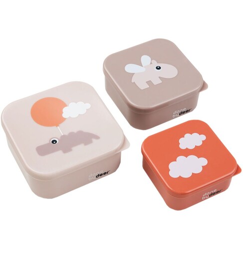Done By Deer Snack Box 3-Pack Happy Clouds, Powder