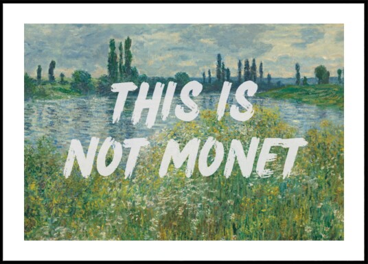 Peaceful River Landscape Plakat / 100x150