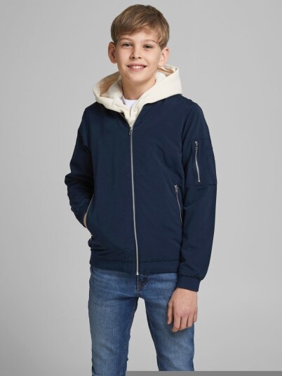 Jack & Jones Jjerush Bomber Noos Mni Navy 116