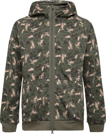 EA7 Sweatshirt GREEN FANCY CAMOU M EA7 Sweatshirt GREEN FANCY CAMOU M