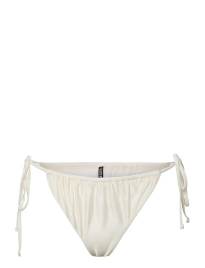 Pieces Pckin Bikini Shiny Tanga Cream L Pieces Pckin Bikini Shiny Tanga Cream L