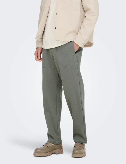 ONLY & SONS Onsconnor Life Rlx Pants Sweat Noos - Grey - L