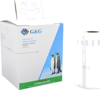 G&G 15766 Hvit Selvklebende Skriveretikett Rull Rektangel Dymo Labelwriter 4Xl