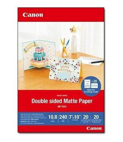 Canon Paper MP-101D / 4076C006 Matte Photo Double sided 18x25 - 20 sheets Canon Paper MP-101D / 4076C006 Matte Photo Double sided 18x25 - 20 sheets