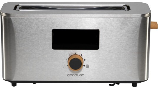 Cecotec Touch&Toast brødrister - 1000W, 1 lang brødåpning, stål