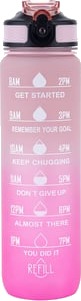 Motiverende Vannflaske Faded Pink 900ml Motiverende Vannflaske Faded Pink 900ml