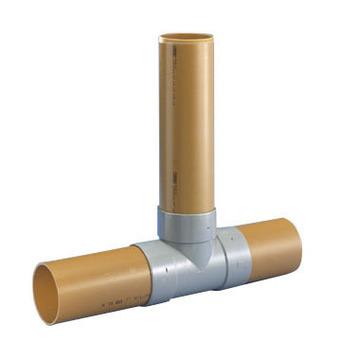 Wavin 110 mm PP Septiktank-Tee for Overvann og Drenering