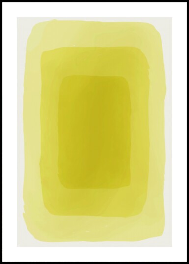 Soft Yellow Gradient Plakat / 50x70