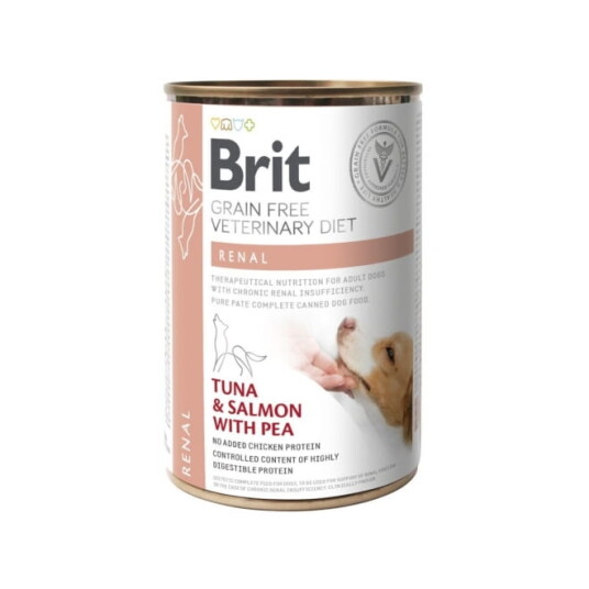 Brit Veterinary Diet Dog Renal Grain Free 400 G Brit Veterinary Diet Dog Renal Grain Free 400 G