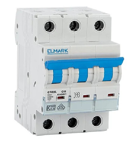 Elmark Automatsikring MCB 32A 3P C-kar