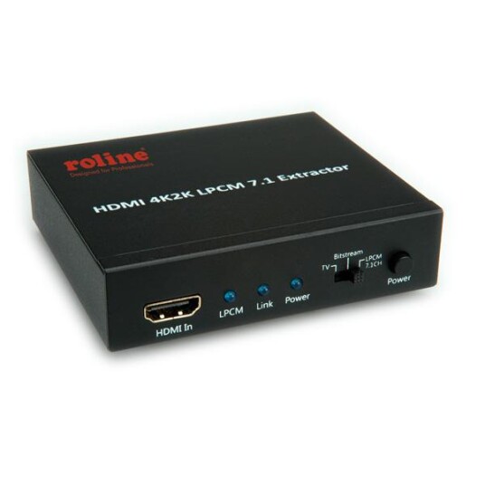 ROLINE HDMI 4K2K Audio Extractor. LPCM7.1 Factory Sealed ROLINE HDMI 4K2K Audio Extractor. LPCM7.1 Factory Sealed