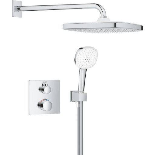 Grohe Grohtherm dusjsett, krom
