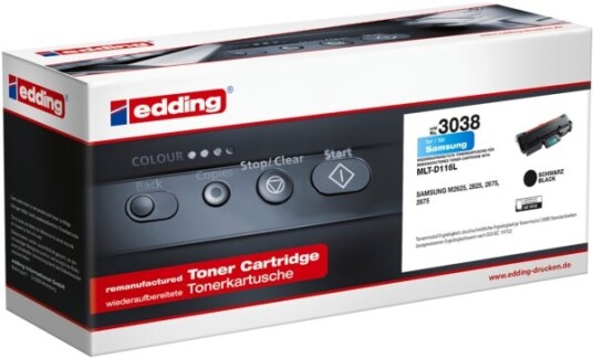 Edding Edd-3038 3000 Sider Sort 1 Stykker