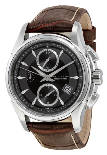 Hamilton Herreklokke H32616533 American Classic Jazzmaster Sort/Lær