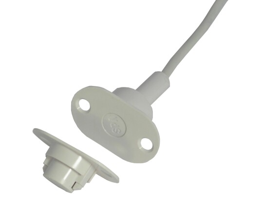 Alarmtech MC 370-s12 Høysikkerhetskontakt 22 Mm Sensor IP67 2 M Kabel