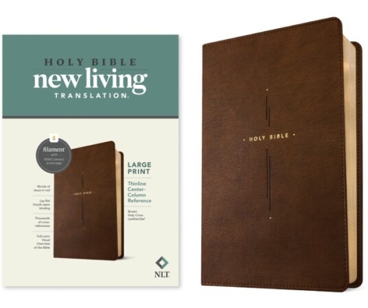 NLT Large Print Thinline Center Column Reference Bible NLT Large Print Thinline Center Column Reference Bible