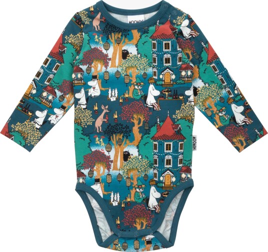 MUMIN Festlighet Body - Blue - 74