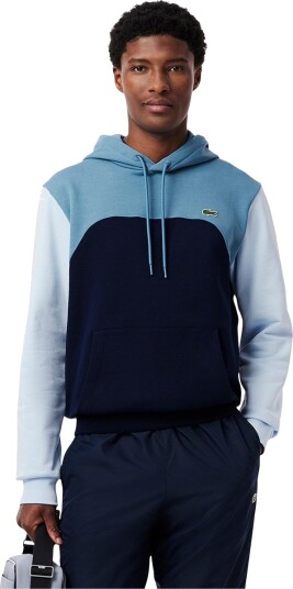 Lacoste Colour Block Hettegenser Herre Blå 2XL
