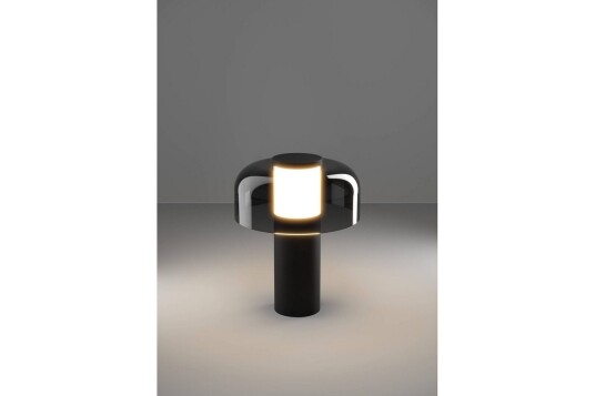 Bordlampe Eglo Ponente med Touch Svart/Svart Transparent   Svart