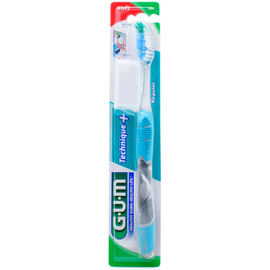 GUM Soft Technique+ Tannbørste Regular 490 Myke Børster