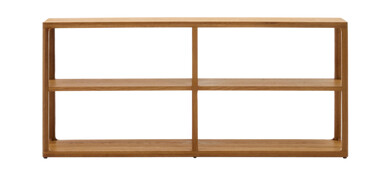 Kave Home Hylle massiv eik Maymai 180 x 81 cm 1770126-01-0