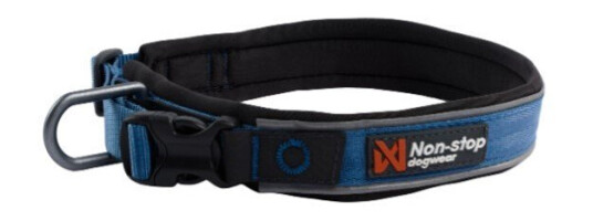 Non-Stop Dogwear Roam Polstret Hundehalsbånd M Blå