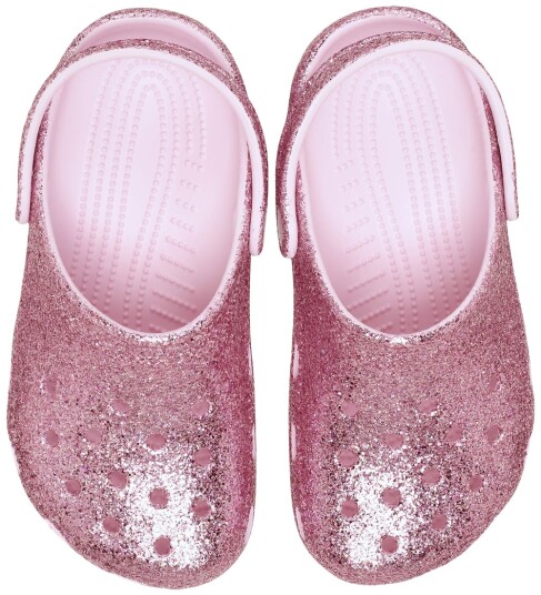 Crocs Classic Chunky Glitter Clog K Pink 29/30