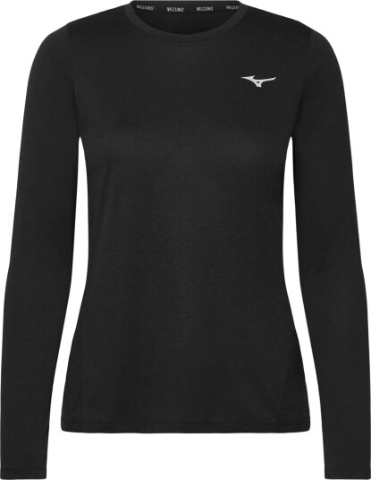 Mizuno Core Impulse Long Sleeve Tee - Black - XL