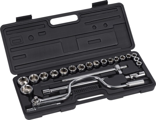 Kreator Pipenøkkelsett 1/2" 22 Deler